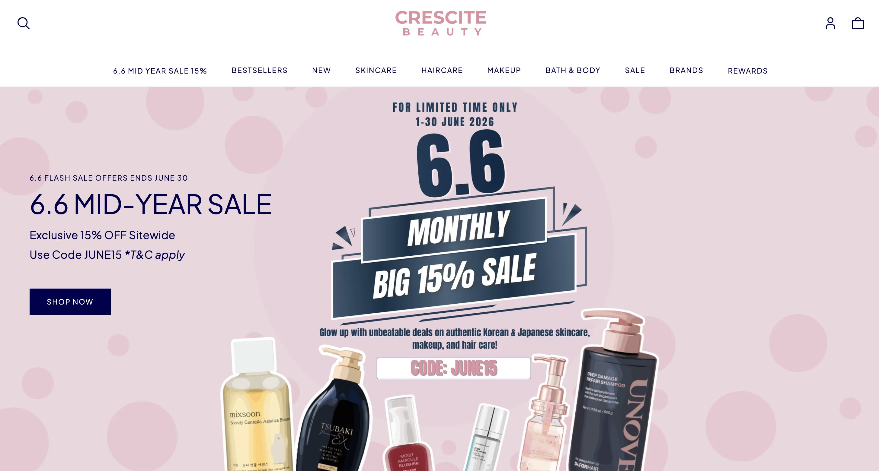 How The4 set up a clean, conversion-focused Vetro store for Crescite Beauty
