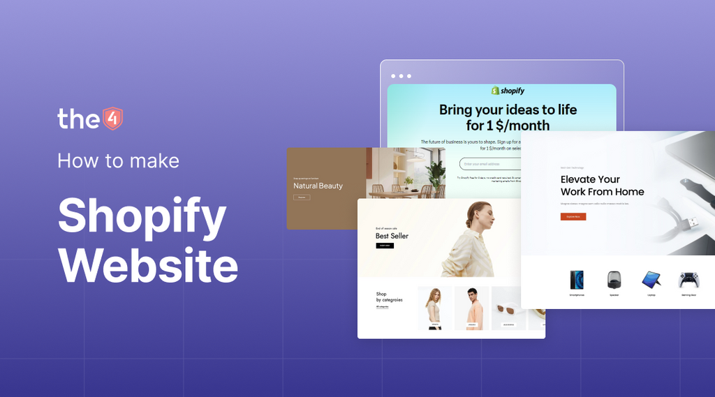 8 Easy Steps to Build a Website on Shopify (2026 Guide) – The4 Official ...