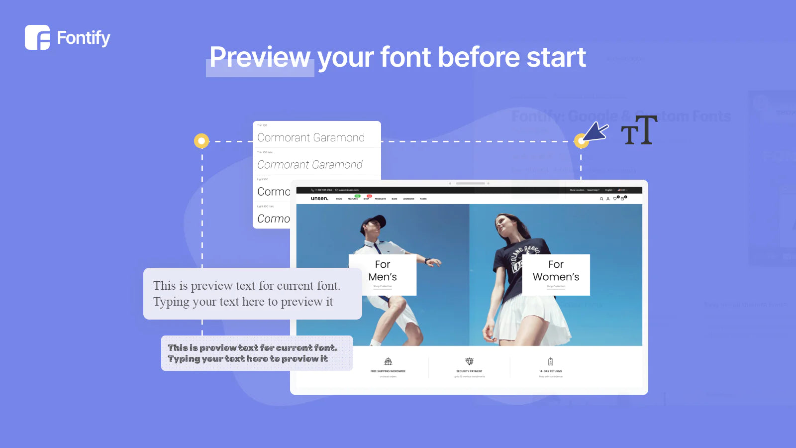 Fontify: Google & Custom Fonts - The4™ Free & Premium Shopify Theme