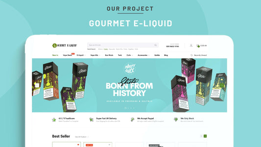 Gourmet E-Liquid - The4™ Free & Premium Shopify Theme