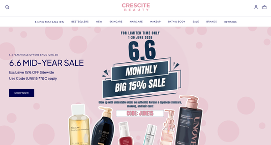 How The4 set up a clean, conversion-focused Vetro store for Crescite Beauty