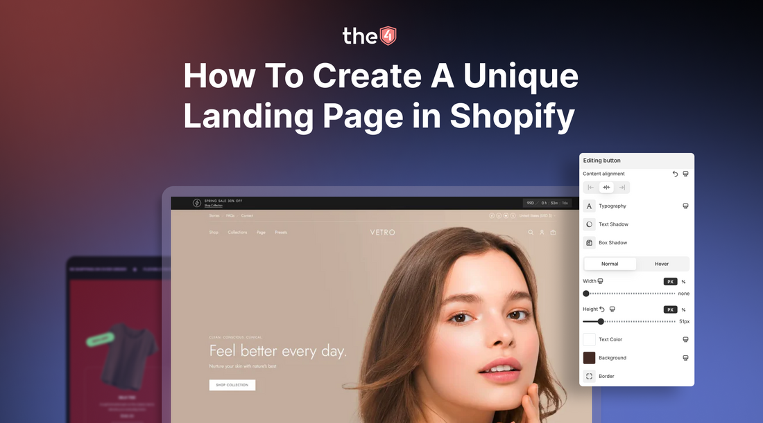 create landing page in shopify