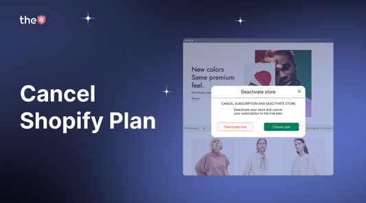 cancel shopify plan