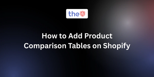 How to add Free Product Comparison Tables on Shopify stores