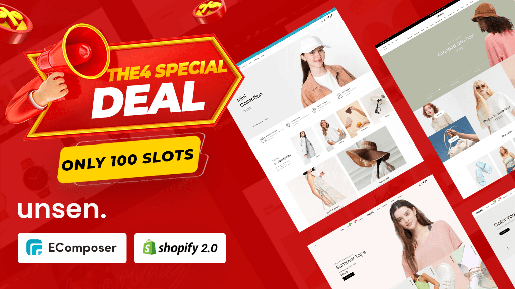 How to get The4 Special Offers for Shopify Users - The4™ Free & Premium Shopify Theme