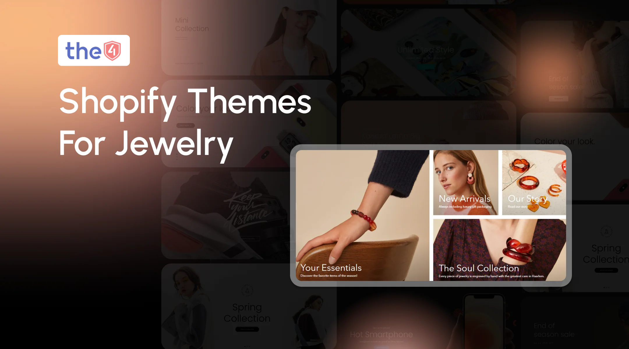 Top 13 Shopify Jewelry Themes for your stores in 2025 – The4 Official Site
