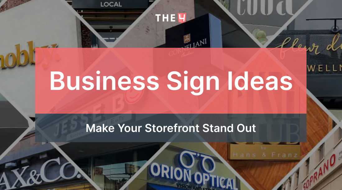[33+] Business Sign Ideas To Make Your Storefront Stand Out