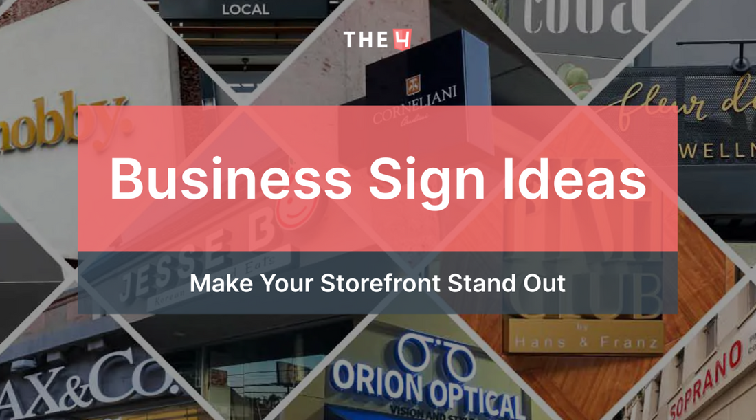 [33+] Eye-Catching Business Sign Ideas To Make Your Storefront Stand Out