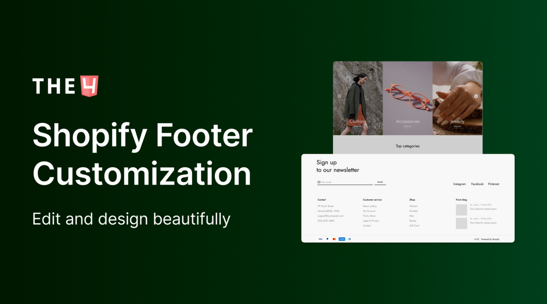 customize Shopify footer