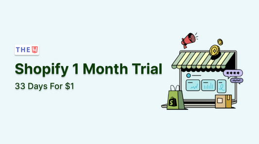 Shopify 1 Month Trial: Get 33 Days Trial For Just $1