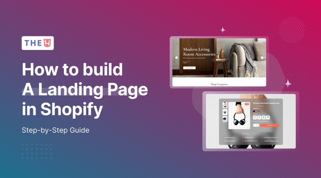 How to build landing page in Shopify