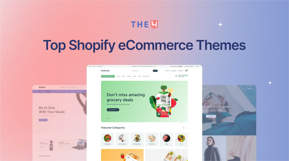 Top 18 Shopify eCommerce Themes for 2025
