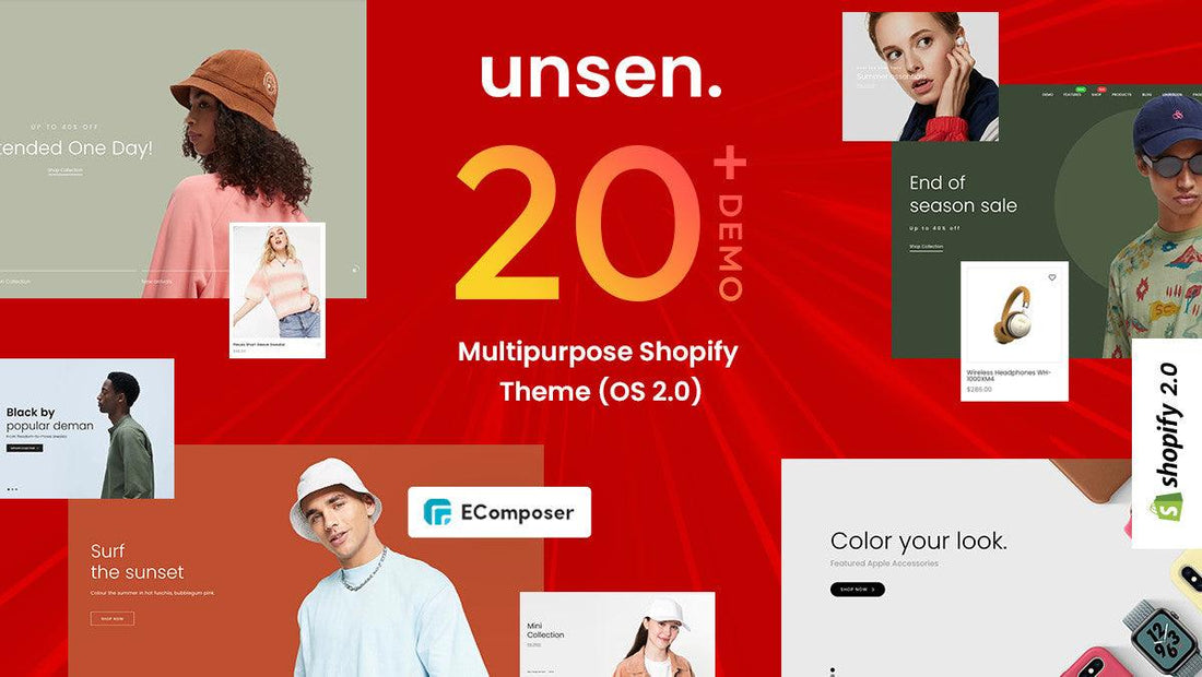 Intro Unsen Shopify Theme & Get The4 Special Offer - The4™ Free & Premium Shopify Theme