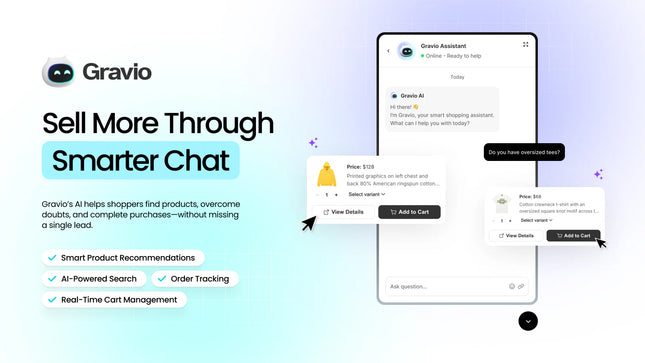Gravio: AI Chatbot & Live Chat
