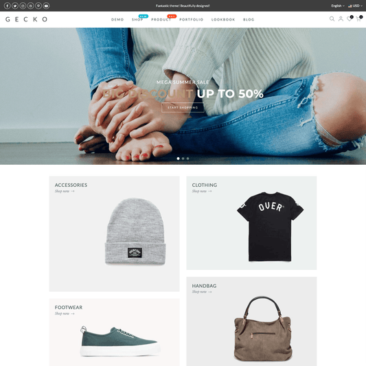 Gecko - The4™ Free & Premium Shopify Theme