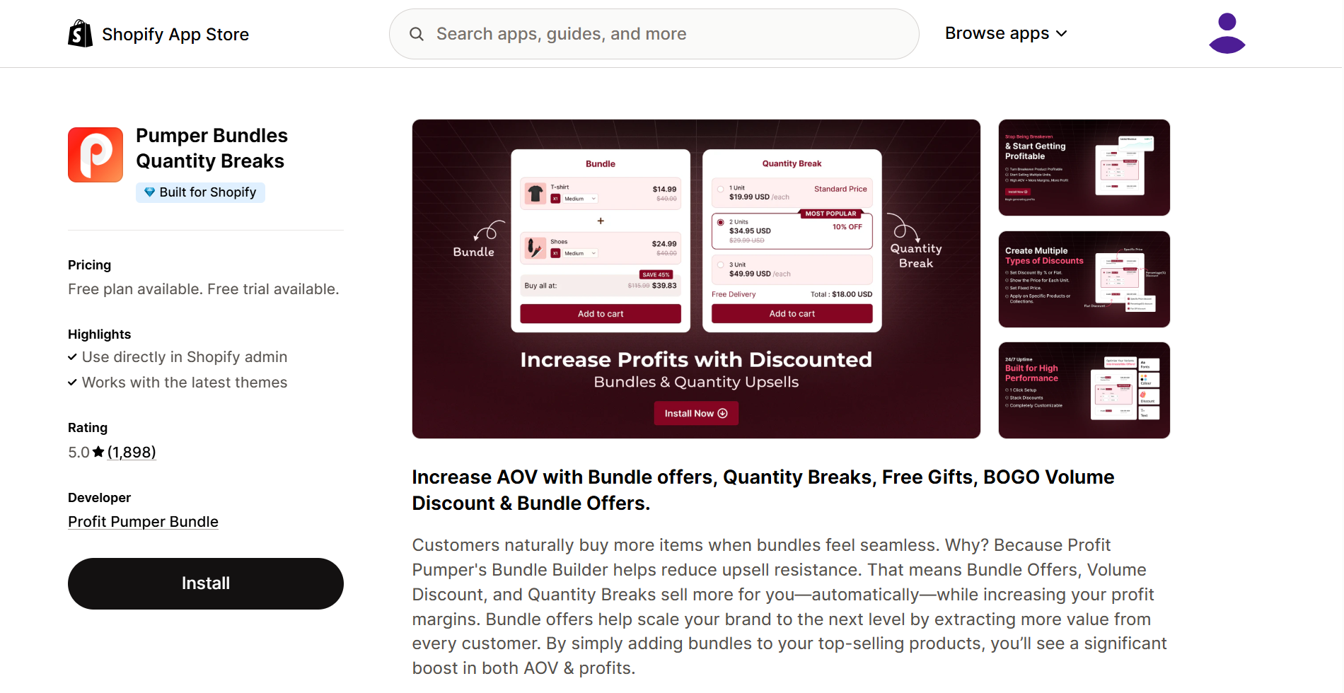 Pumper Bundles Quantity Breaks