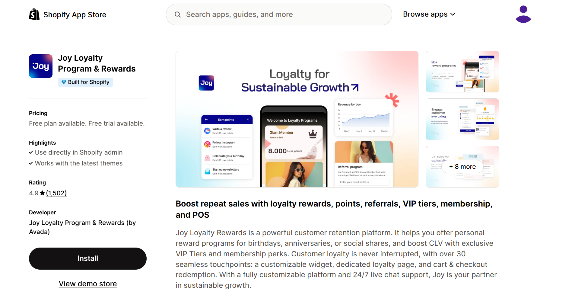 Joy Loyalty Program & Rewards