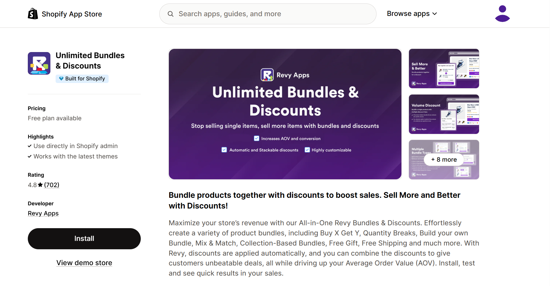 Unlimited Bundles & Discounts