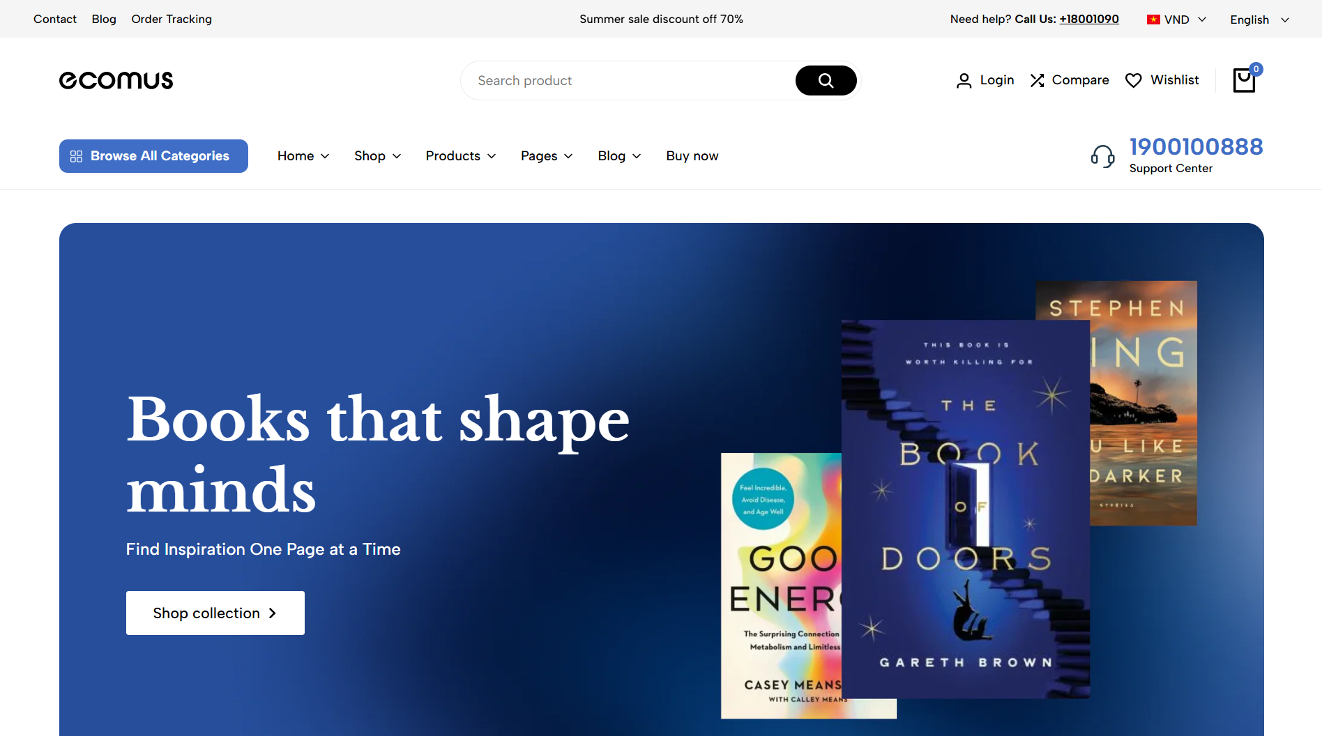 Ecomus - Ultimate Shopify OS 3.0 (Theme Block)