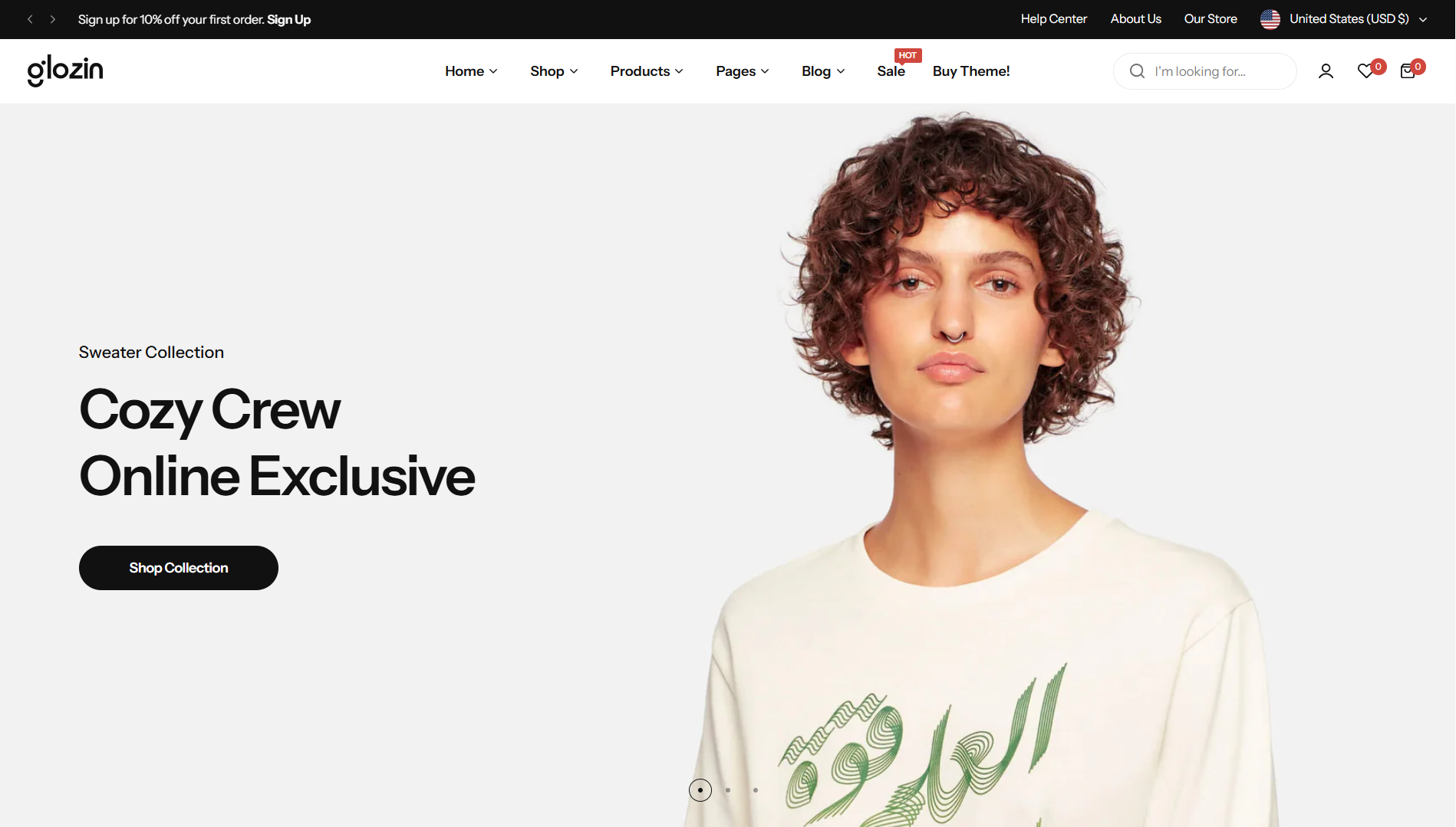 Glozin - Multipurpose Shopify Theme Blocks